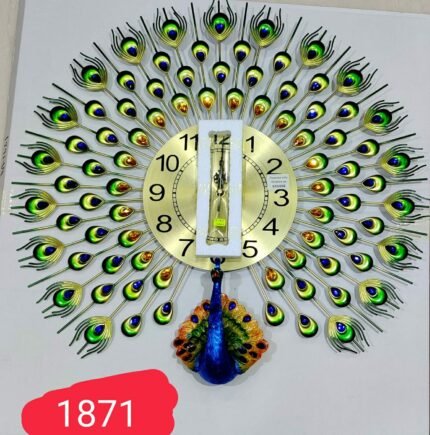 The Grand Peacock Display Clock ( Model 1871)