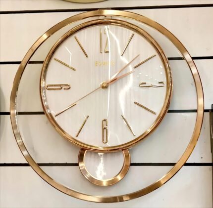 Evans Regal Stag Head Black Dial Pendum Clock