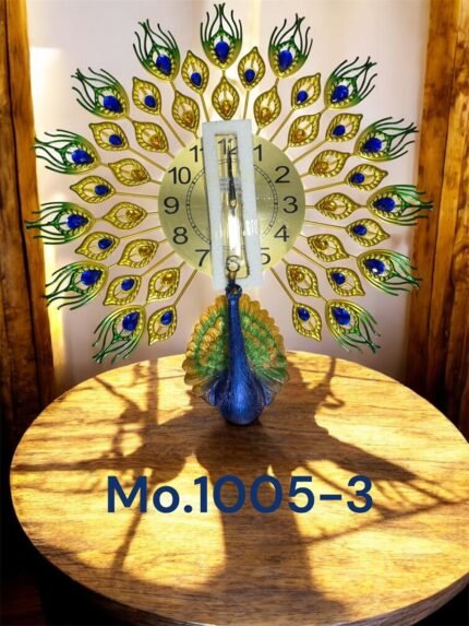 Luxury Metal Peacock Wall Clock Home Decor: Enhancing the "Luxury" feel of your interior.