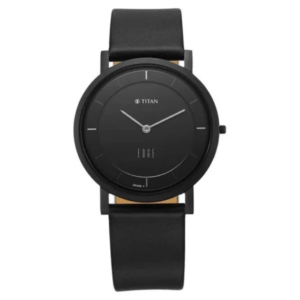 Titan Edge Black Dial Analog Watch (Men's) (Often referred to as the Titan Edge Ultra Slim or Titan Edge Zen collection)