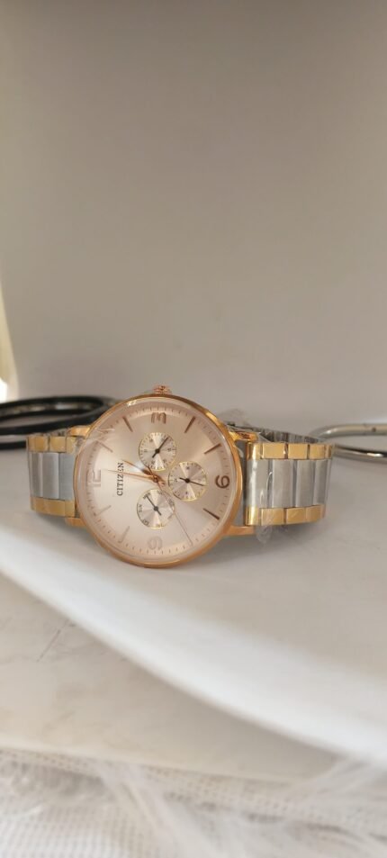 Citizen Ladies Two-Tone Multi-Function Watch (Rose Gold & Silver)