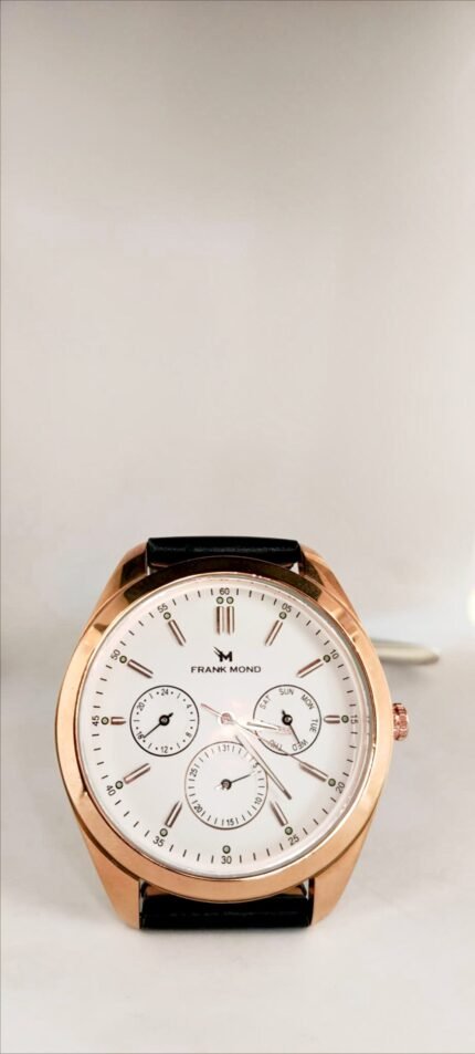 Frank Mono Men’s Rose Gold Analog Watch