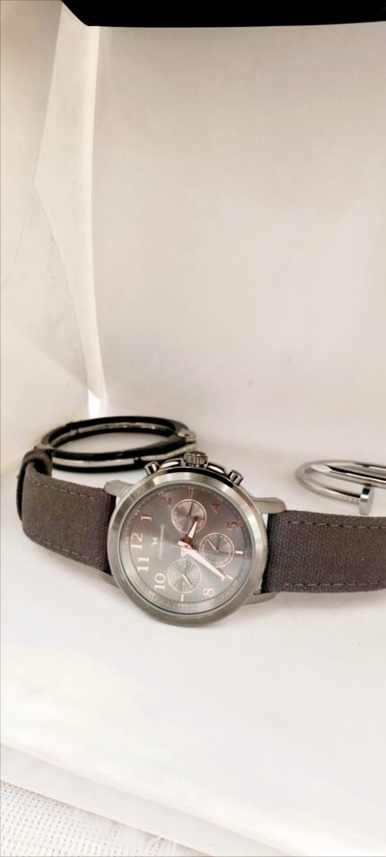 Frank Mond Men's Grey Chronograph Style Analog Watch