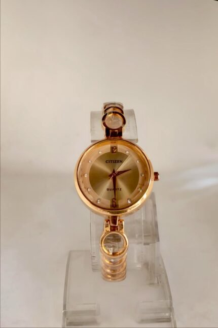 Citizen Elegant Rose Gold Quartz Ladies' Bracelet Watch