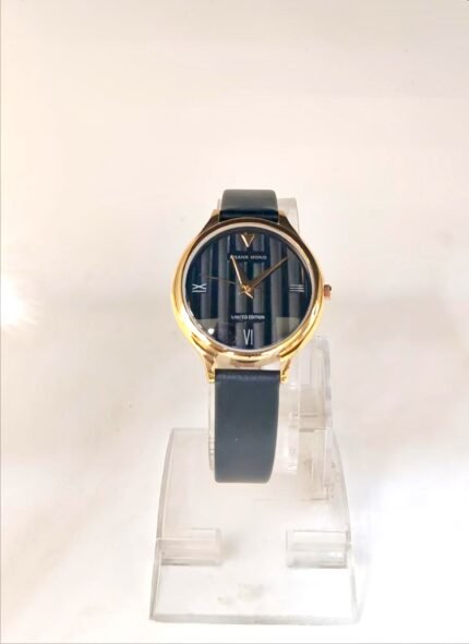 Frank Mond Limited Edition women's Analog Watch (Black & Gold)