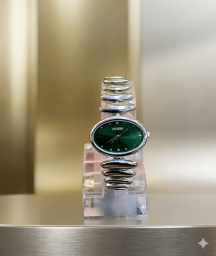 Citizen Eco-Drive Silhouette "Ellipse" (Emerald Green Dial)