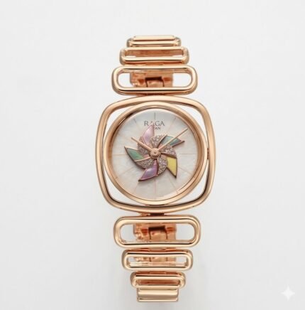 Titan Raga Moments of Joy: Rose Gold Pinwheel Watch