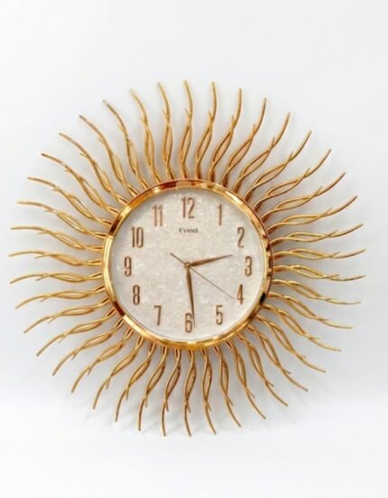 Evans Designer Sunburst Wall Clock