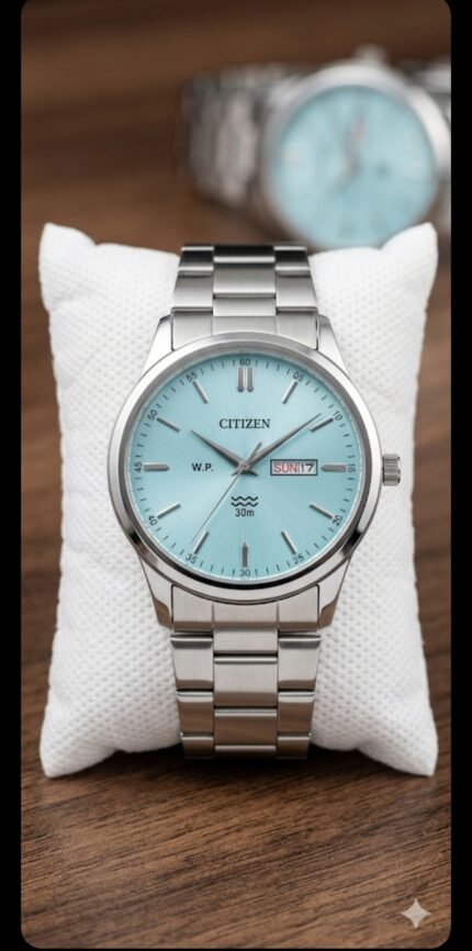 Citizen Tiffany Blue Dial Day-Date Men's Watch