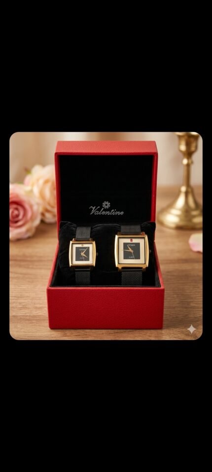 Citizen Valentine’s Special Couple Watch Set (Gold & Black Edition)